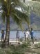 Daniel knocking coconuts, 04/00